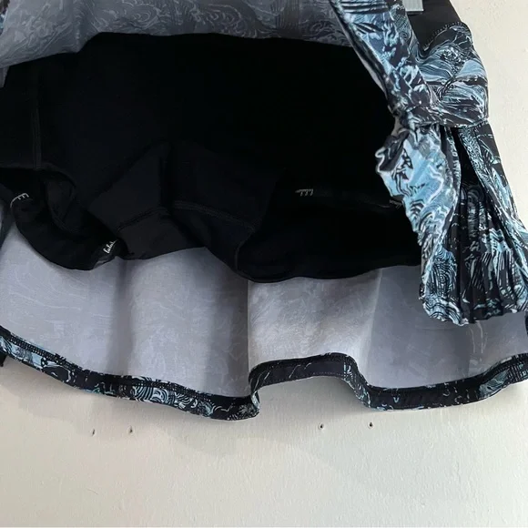 Lululemon Play Off The Pleats Skirt *13" Eternal Wave Starlight Black size 6